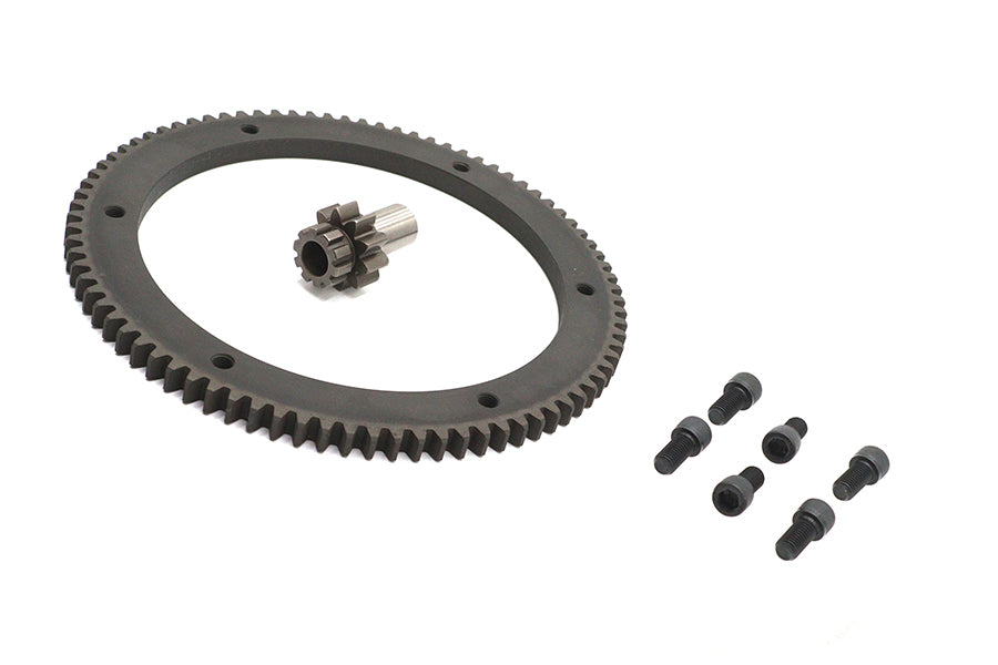 HARLEY 84 Zähne Kupplungstrommel-Zahnkranz-Kit, passend für 1998-2005 FXD, 1998-2006 FXST, 1998-2006 FLT, 1