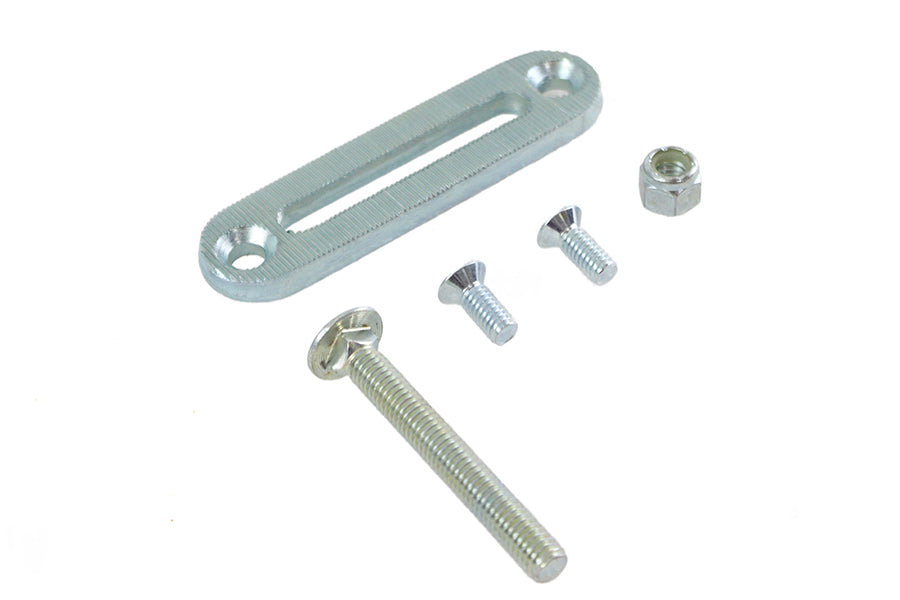 HARLEY Kettenspanner Ankerplatte und Vierkantschraube Passend für 1984-2000 FXST, 1986-2000 FLST, 1984-