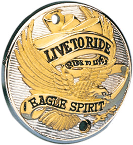 Custom Chrome HARLEY LIV-2-RIDE POINT CVR.VERT-GOLD