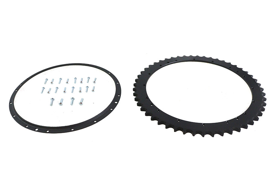 HARLEY Rear Sprocket Kit Parkerized fits 1941-1957 FL,   1936-1940 EL,   1937-1948 UL,
