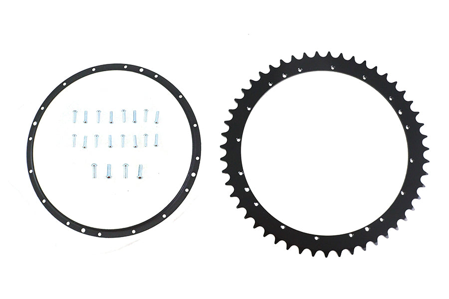HARLEY Rear Sprocket Kit Parkerized fits 1941-1957 FL,   1936-1940 EL,   1937-1948 UL,