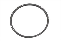 HARLEY Bremsentrommel Kettenrad Staubring Schwarz Passt für 1941-1957 FL, 1936-1940 EL, 1937-1948 UL,