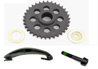 HARLEY Solo 32 Zähne Massiv-Kompensator und Spannerschuh-Kit Passend für 2006-2006 FXD, 2007-2016 FLT,