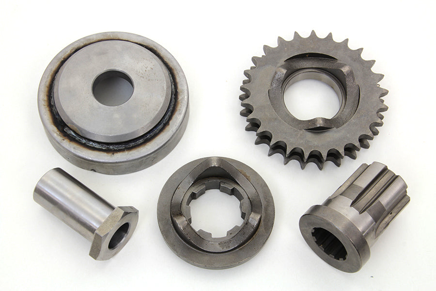 HARLEY Kompensator-Ritzel-Kit 25 Zähne Passend für 1994–2005 FXST, 1994–2005 FLST, 1994–2006 FLT, 1