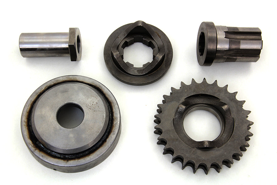 HARLEY Kompensator-Ritzel-Kit 25 Zähne Passend für 1994–2005 FXST, 1994–2005 FLST, 1994–2006 FLT, 1