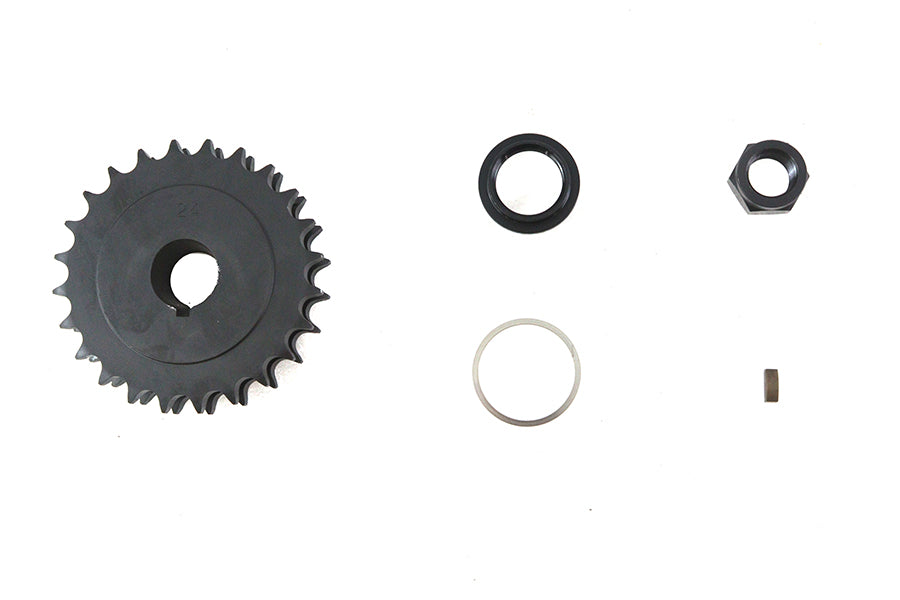 HARLEY Motorritzel-Kit 24 Zähne parkerisiert, passend für 1936-1952 EL, 1941-1954 FL,