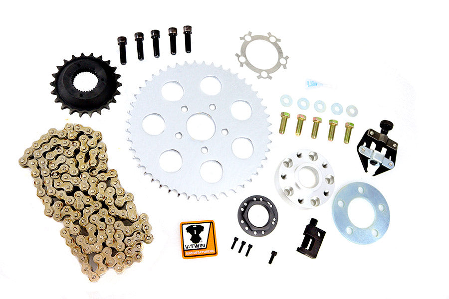 HARLEY York FXR Hinterradkettenantrieb-Kit, passend für 1982-1994 FXR, 1982-1994 FXR,