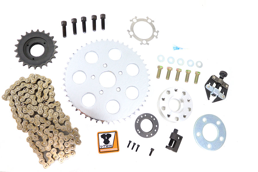 HARLEY York FXR Hinterradkettenantrieb-Kit, passend für 1982-1994 FXR, 1982-1994 FXR,