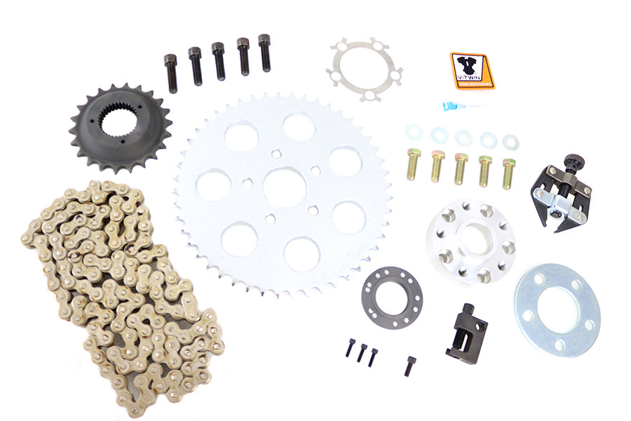 HARLEY York FXR Hinterradkettenantrieb-Kit, passend für 1982-1994 FXR, 1982-1994 FXR,
