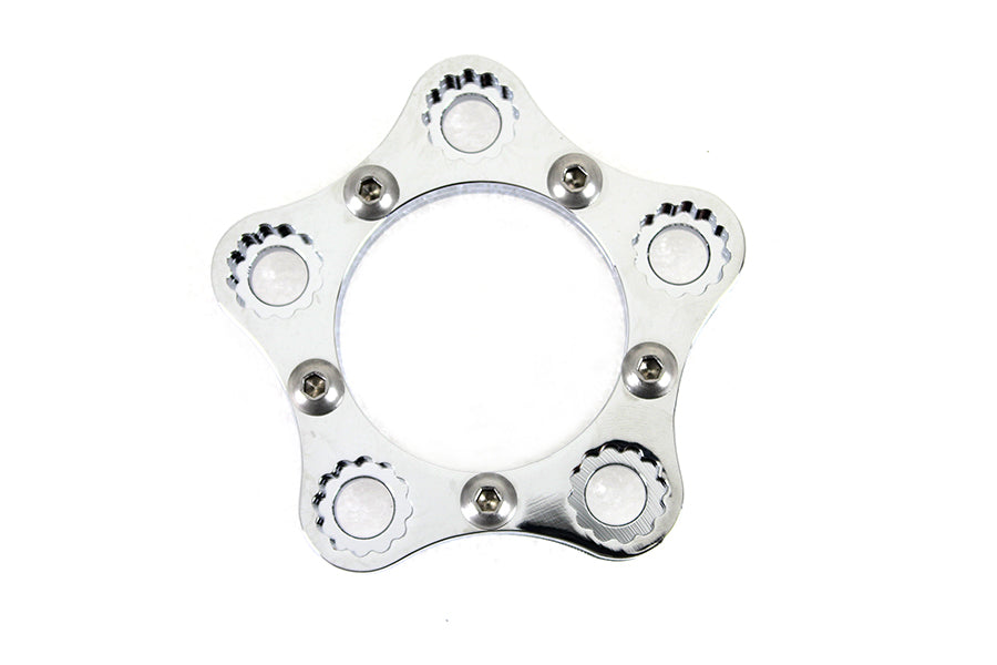 HARLEY Rear Sprocket or Pulley Lock Ring Kit Chrome fits 1973-1984 FL,   1973-1984 FX,   1984-1994 FXR,   1984-2017 FXST,   1986-2017 FLST,   1984-20