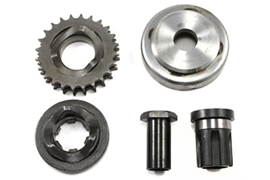 HARLEY Kompensator-Kettenrad-Kit 24 Zähne, passend für 1991-1993 FXST, 1991-1993 FLST, 1991-1993 FLT, 1