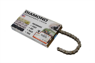 HARLEY .530 120 Link Chain Nickel Plated fits 0-  All, chain drive models