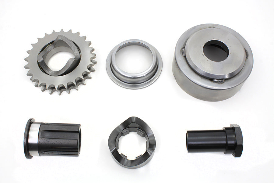 HARLEY Kompensator-Kettenrad-Kit 24 Zähne, passend für 1970-1984 FL, 1971-1984 FX,
