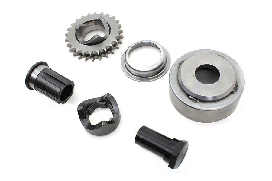 HARLEY Kompensator-Kettenrad-Kit 24 Zähne, passend für 1970-1984 FL, 1971-1984 FX,