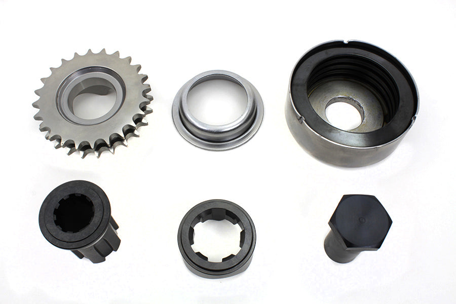 HARLEY Kompensator-Kettenrad-Kit 24 Zähne, passend für 1970-1984 FL, 1971-1984 FX,