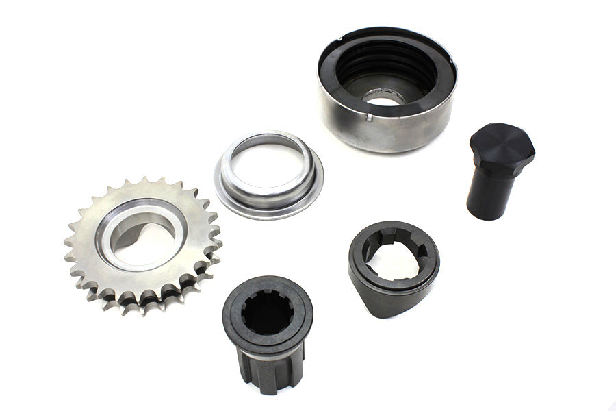 HARLEY Kompensator-Kettenrad-Kit 24 Zähne, passend für 1970-1984 FL, 1971-1984 FX,
