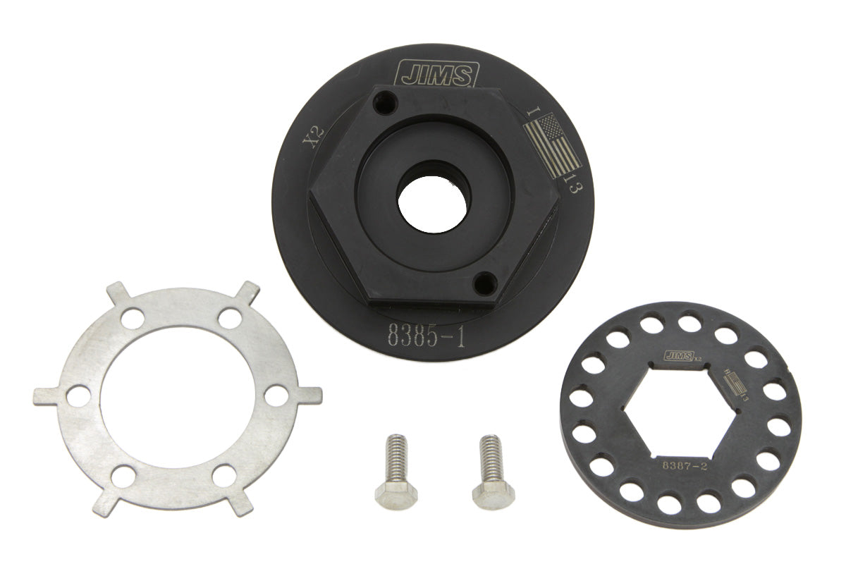 HARLEY Jims Kompensator-Kontermutter-Kit Passend für 2012-2013 FXD, 2011-2013 FLT, 2012-2013 FXST, 2012-2