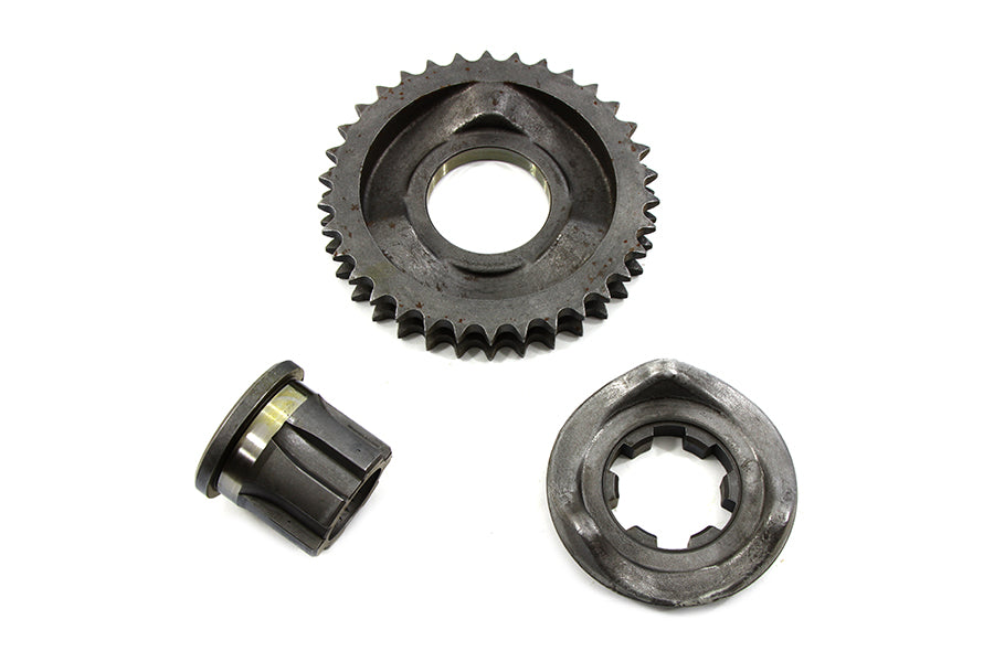 HARLEY Kompensator-Kettenrad-Kit 34 Zähne Passend für 2006-2011 FXST, 2006-2011 FLST, 2006-2011 FXD, 2