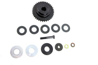 HARLEY BDL Kompensator-Ritzel-Kit 34 Zähne Passend für 2007-2017 FXST, 2007-2017 FLST, 2007-UP FLT,