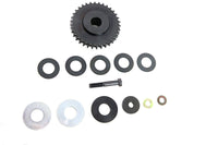 HARLEY BDL Kompensator-Ritzel-Kit 34 Zähne Passend für 2007-2017 FXST, 2007-2017 FLST, 2007-UP FLT,