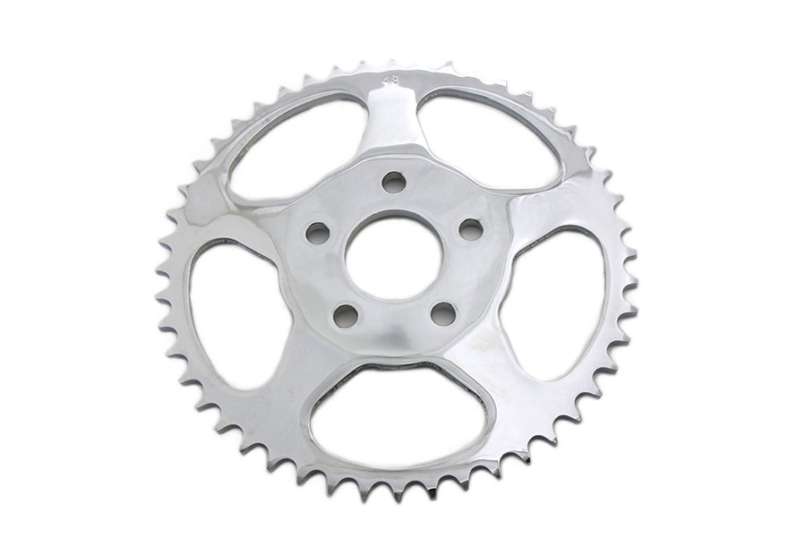 HARLEY Rear Sprocket Chrome 48 Tooth fits 0-  Custom, application with offset