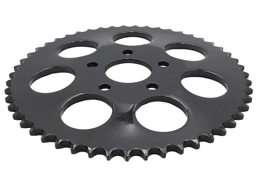HARLEY Kettenrad Hochglanz Schwarz 51 Zähne Passend für 1973-1984 FX, 1973-1984 FL, 1979-1981 XL,