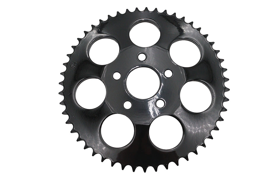 HARLEY Kettenrad Hochglanz Schwarz 51 Zähne Passend für 1973-1984 FX, 1973-1984 FL, 1979-1981 XL,