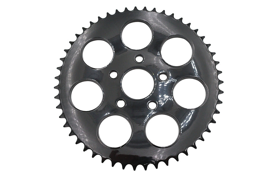 HARLEY Kettenrad Hochglanz Schwarz 51 Zähne Passend für 1973-1984 FX, 1973-1984 FL, 1979-1981 XL,