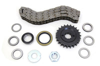 HARLEY 23 Zähne Ritzel und Kettensatz passend für 1970-1984 FL, 1970-1984 FX,