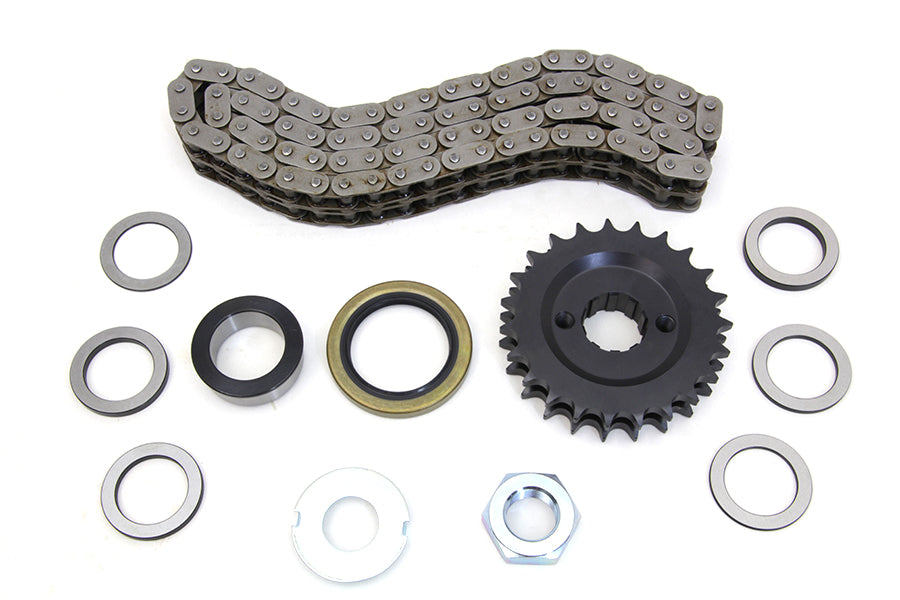 HARLEY 23 Zähne Ritzel und Kettensatz passend für 1970-1984 FL, 1970-1984 FX,