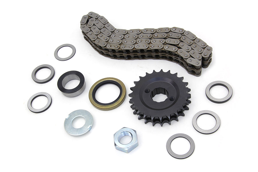 HARLEY 23 Zähne Ritzel und Kettensatz passend für 1970-1984 FL, 1970-1984 FX,