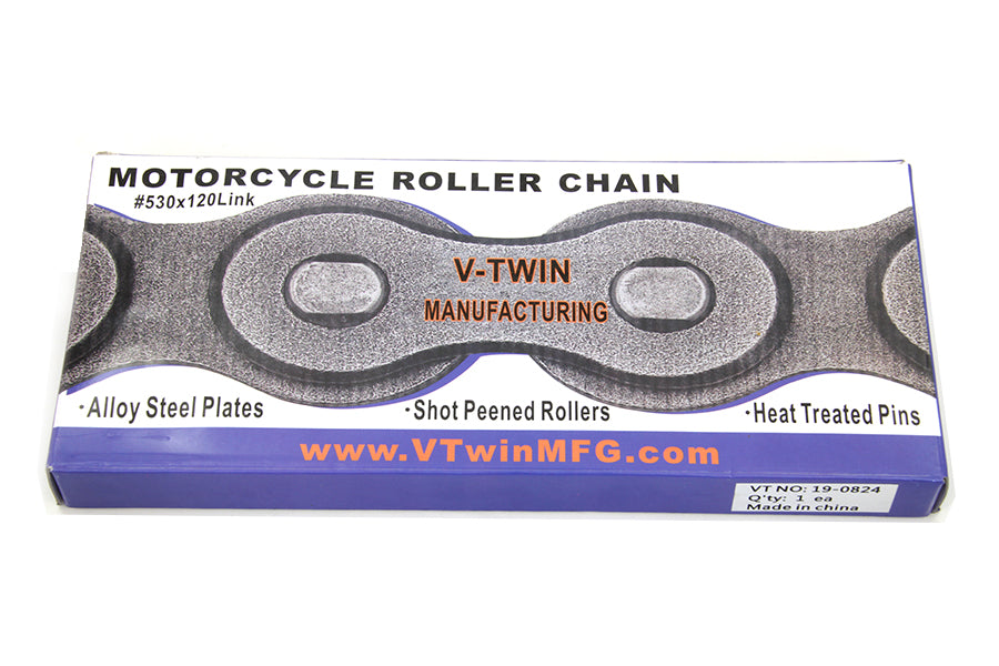 HARLEY 120 x 530 O-Ring Nickelkette, passend für 1941-1985 FL,