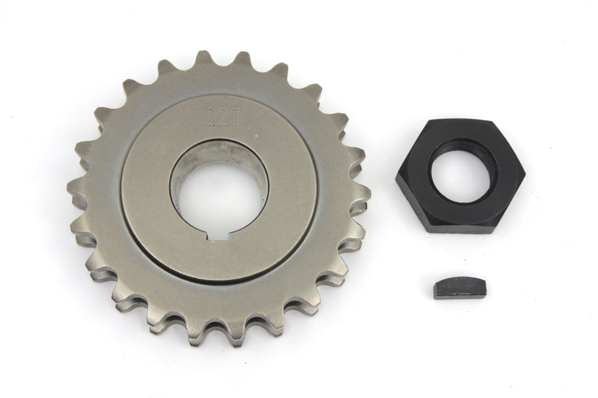 HARLEY Motorsprocket Kit 22 Zähne Passt für 1929-1952 WL, 1929-1973 G,