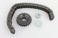 HARLEY 23 Zähne Spline-Kettenrad und Kettensatz passend für 1955-1984 FL,