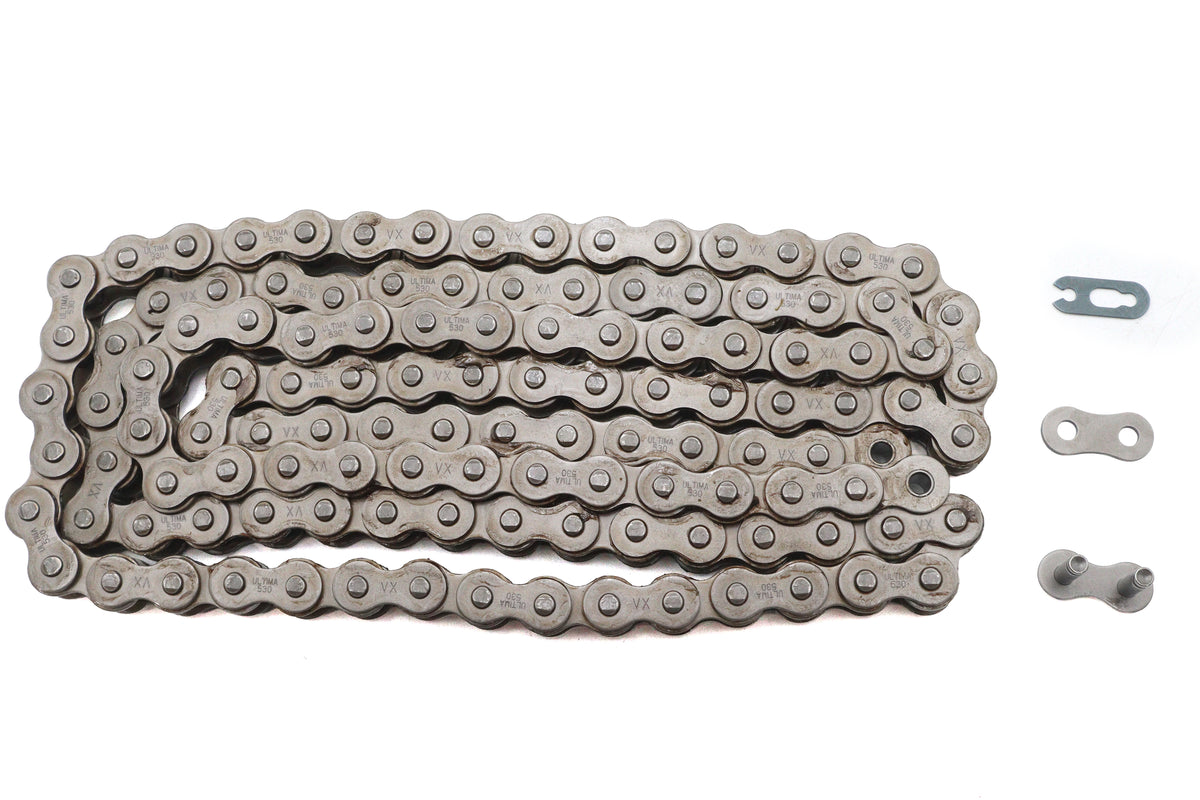 HARLEY Ultima .530 Carbon Steel Chain 120 Link Standard Fits