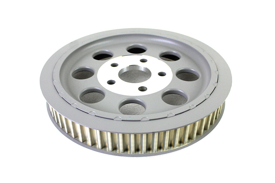 HARLEY Silver Rear Belt Pulley 61 Tooth fits 1979-1984 FL, 4-speed 1979-1984 FX, 4-speed 1986-1999 FXST,   1986-1999 FLST,