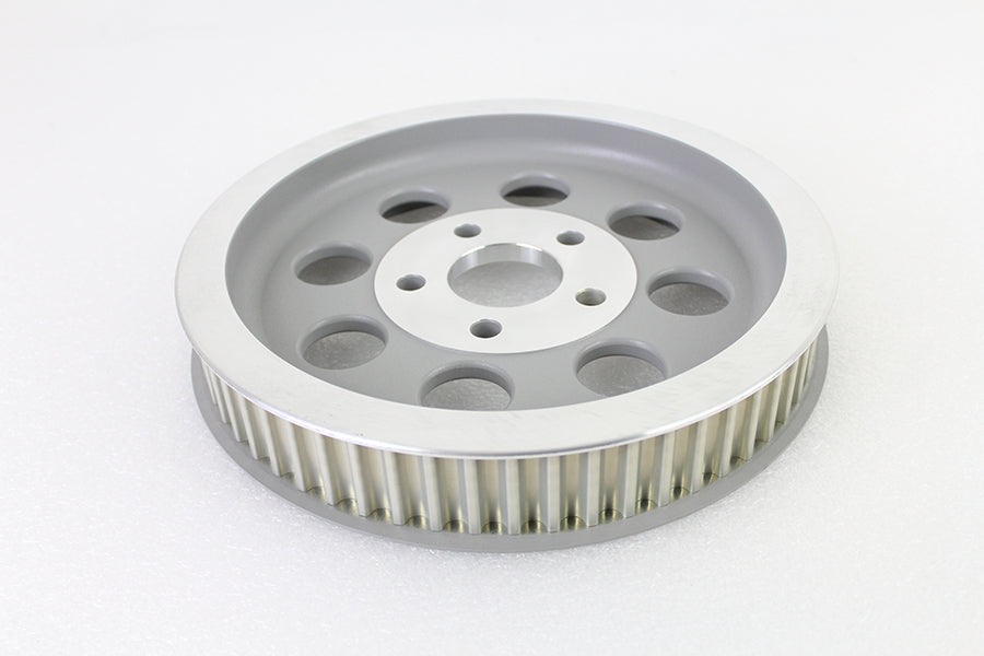 HARLEY Silver Rear Belt Pulley 61 Tooth fits 1979-1984 FL, 4-speed 1979-1984 FX, 4-speed 1986-1999 FXST,   1986-1999 FLST,