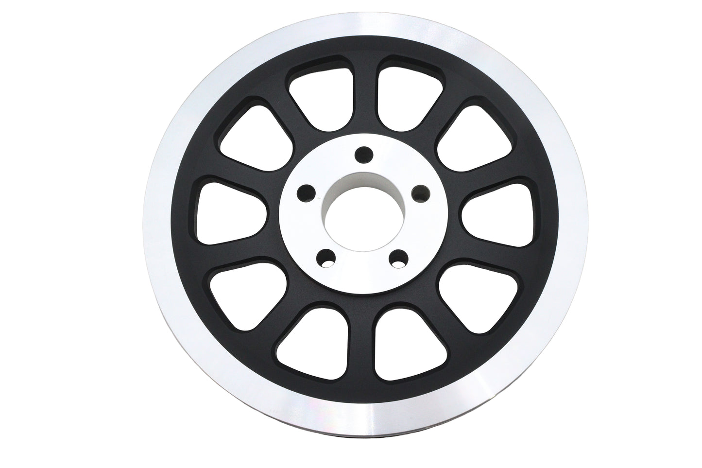 HARLEY Black Rear Belt Pulley 66 Tooth Fits 2007-2017 FLST,   2007-2017 FXST,