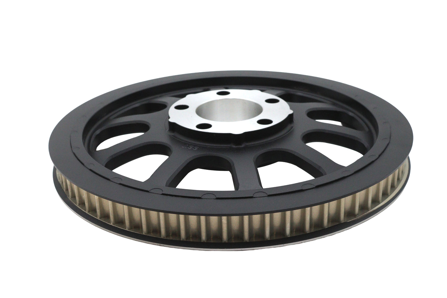 HARLEY Black Rear Belt Pulley 66 Tooth Fits 2007-2017 FLST,   2007-2017 FXST,