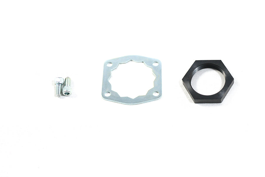 HARLEY Frontriemenantrieb Verschlussplatte und Mutter Set Passend für 1993-2006 FXST, 1991-UP XL, 1993-2006 FLST,