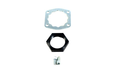 HARLEY Frontriemenantrieb Verschlussplatte und Mutter Set Passend für 1993-2006 FXST, 1991-UP XL, 1993-2006 FLST,