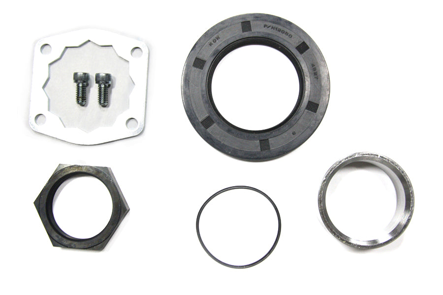 HARLEY Vorderes Riemenscheiben-Sicherungsblech-Kit Passend für 1985-1993 FXST, 1985-1993 FLST, 1985-1993 FL, 1985-199