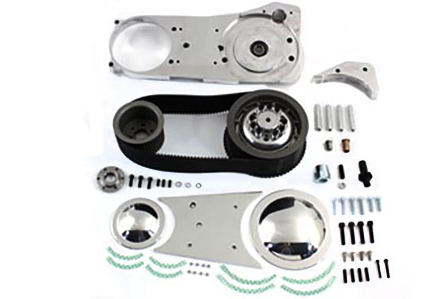 HARLEY BDL Belt Drive Kit 3 Zoll Passend für 1970-1978 FX, Elektrostart mit Ratchet Top Getriebe