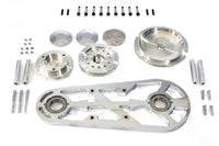 HARLEY Belt Drive Außenlager-Kit Chrom mit Hardware Passend für 0-  Custom, Anwendung für 3 BDL &