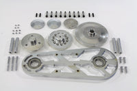 HARLEY Belt Drive Außenlager-Kit Chrom mit Hardware Passend für 0-  Custom, Anwendung für 3 BDL &