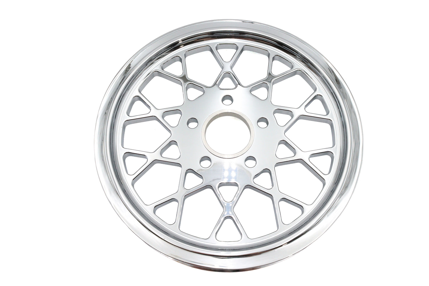 HARLEY Classic Spoke-Hinterradriemenscheibe, 65 Zähne, Chrom, passend für 0- Custom, Anwendung für 1 Riemen."