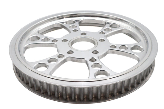 HARLEY Kool Kat Rear Drive Pulley 70 Tooth Polished Fits 0-  Custom, Application for 1-1/8 belt."