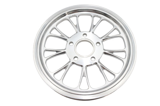 HARLEY Manhattan Rear Drive Pulley 65 Tooth Polished Fits 0-  Custom, Application for 1-1/8 belt."