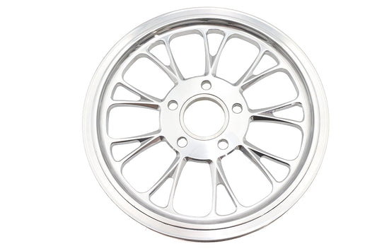 HARLEY Manhattan Rear Drive Pulley 65 Tooth Polished Fits 0-  Custom, Application for 1 belt."