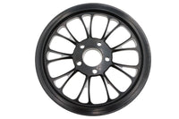 HARLEY Manhattan Hinteres Antriebsrad 65 Zähne Schwarz Cut Passend für 0-  Custom, Anwendung für 1-1/2 Zoll Riemen."